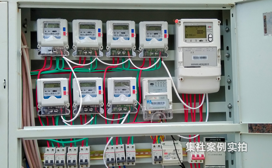水电二合一远程抄表系统：电表485集中器接线