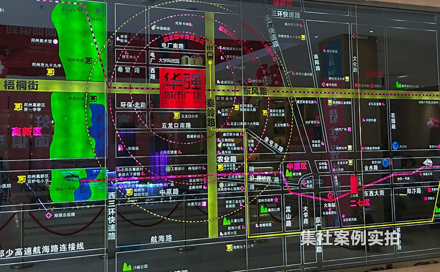 河南郑州华强广场规划布局图
