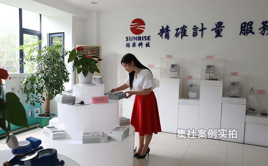 参观杭州炬华电表工厂