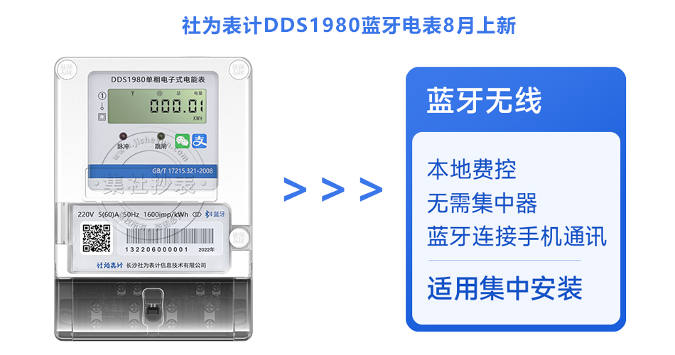 社为表计DDS1980蓝牙电表