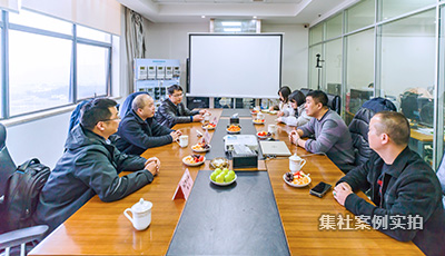 杭州百富电子技术有限公司领导来我公司考察参观