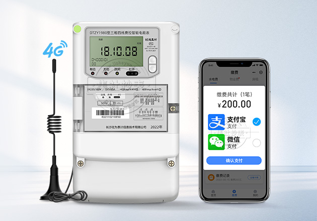 社为表计DSZY1980三相4G预付费智能电表