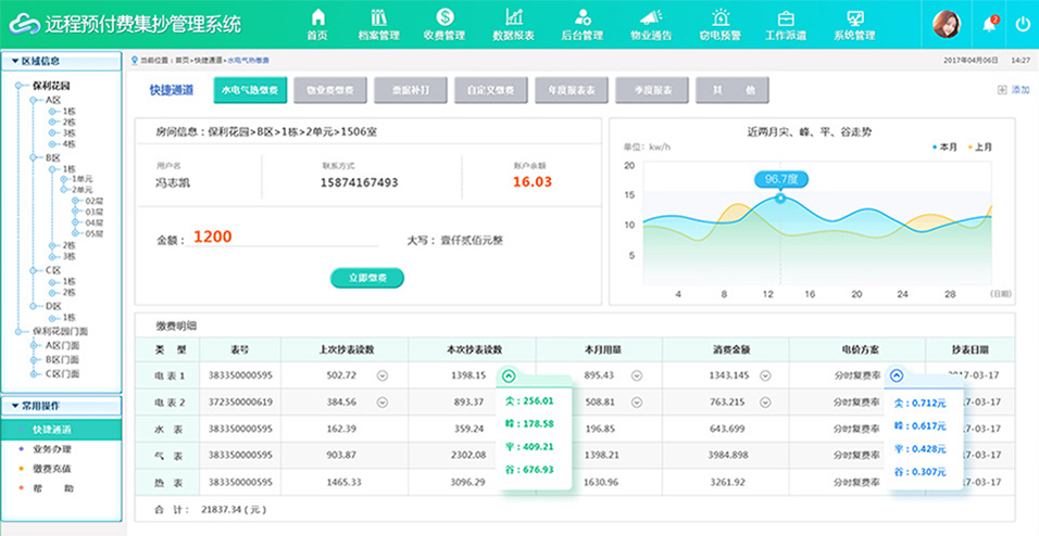 智能物业后台管理系统