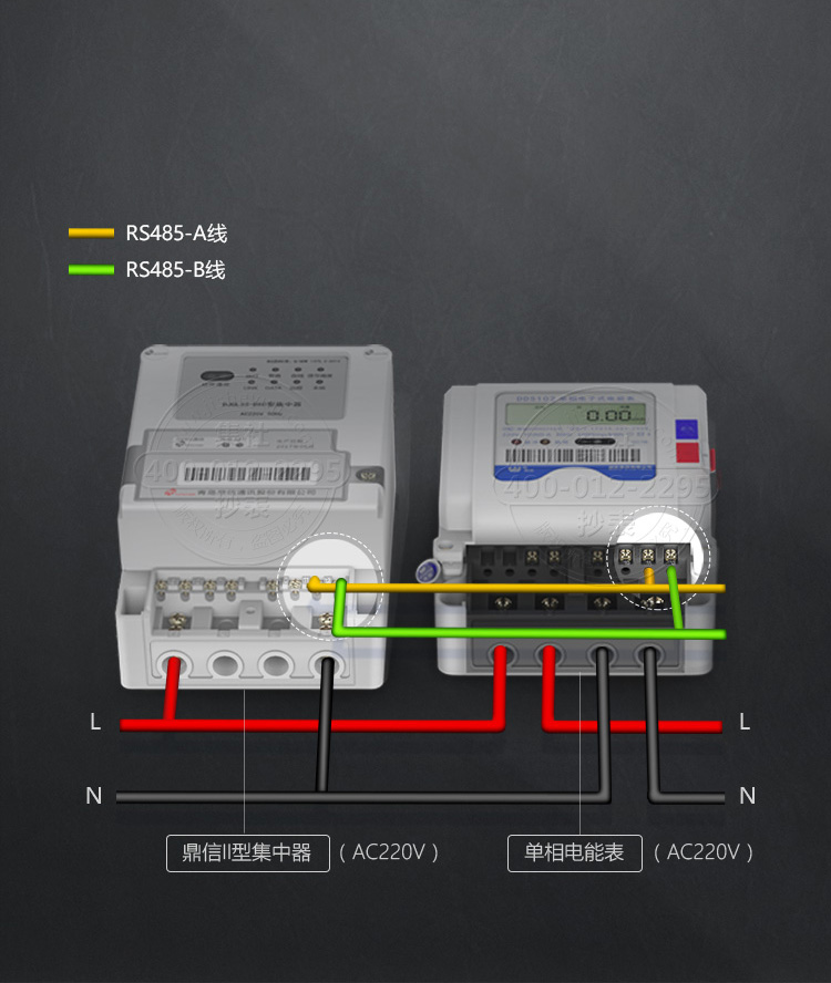 rs-485远程电表抄解决方案